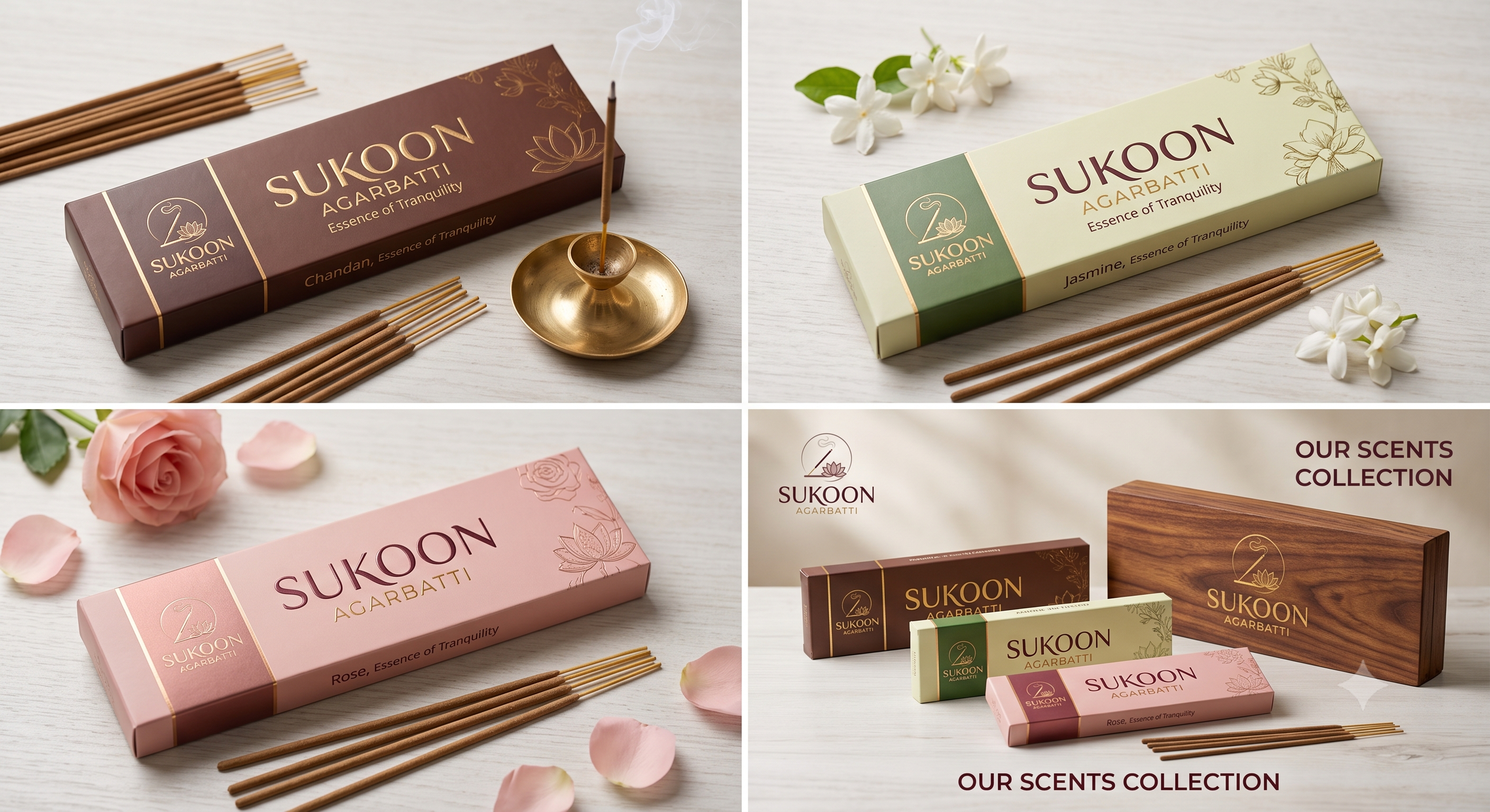 Sukoon Agarbatti Scents Collection